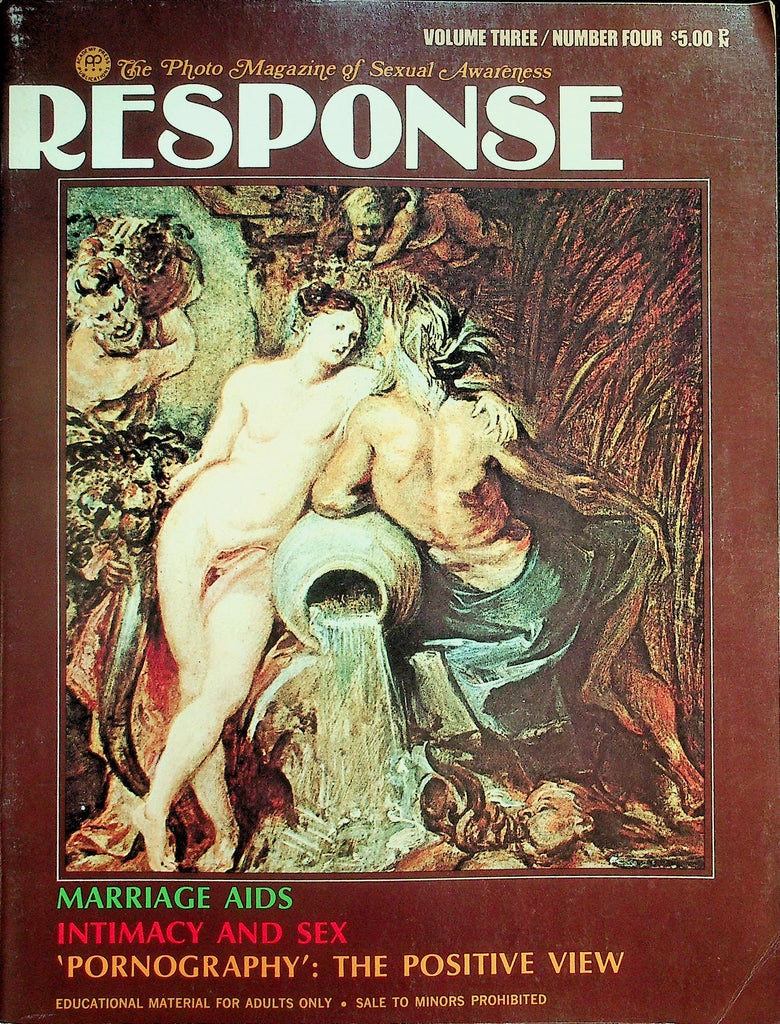 Response Magazine Of Sexual Awareness  Marriage Aids, Intimacy & Sex, Pornography  vol.3 #4  1973   092626lmp-GSC