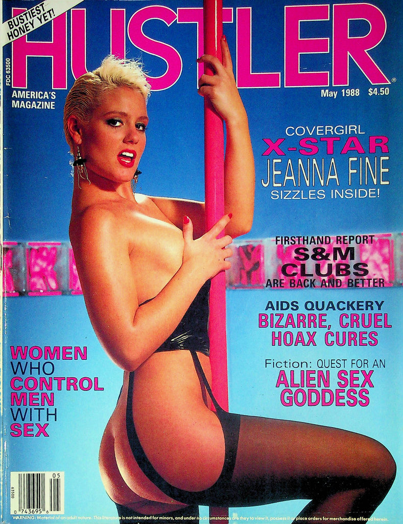 Hustler Magazine Jeanna Fine & Alien Sex Goddess May 1988 020524RP