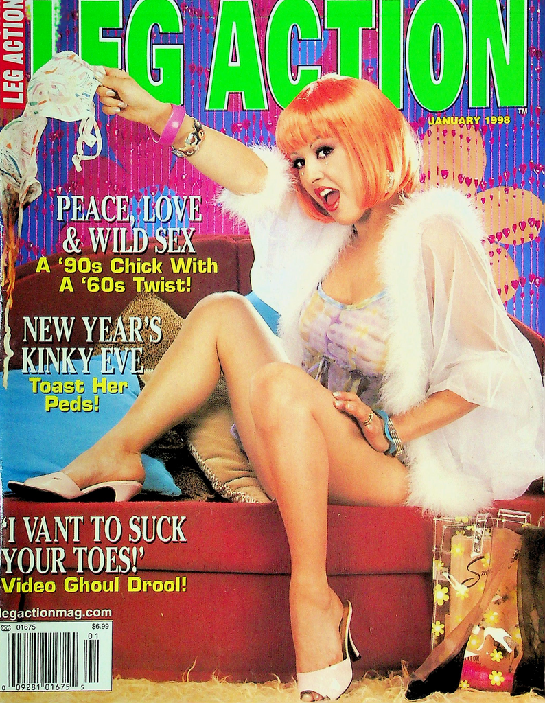 Leg Action Magazine New Year's Kinky Eve January 1998 W/Calendar 012725RP