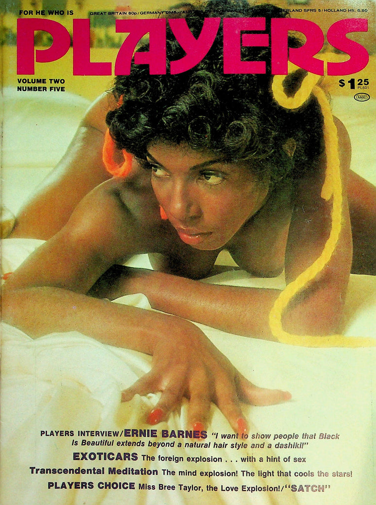 Players Magazine   Players Choice Miss Bree Taylor / Ernie Barnes Interview  vol.2 #5 October 1975    061726lmp-GSC