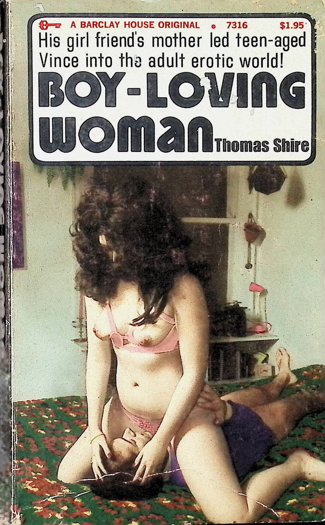 18+ Boy-Loving Woman by Thomas Shire 1973 7316  Barclay House Book Adult Erotic Paperback Novel-053024AMP