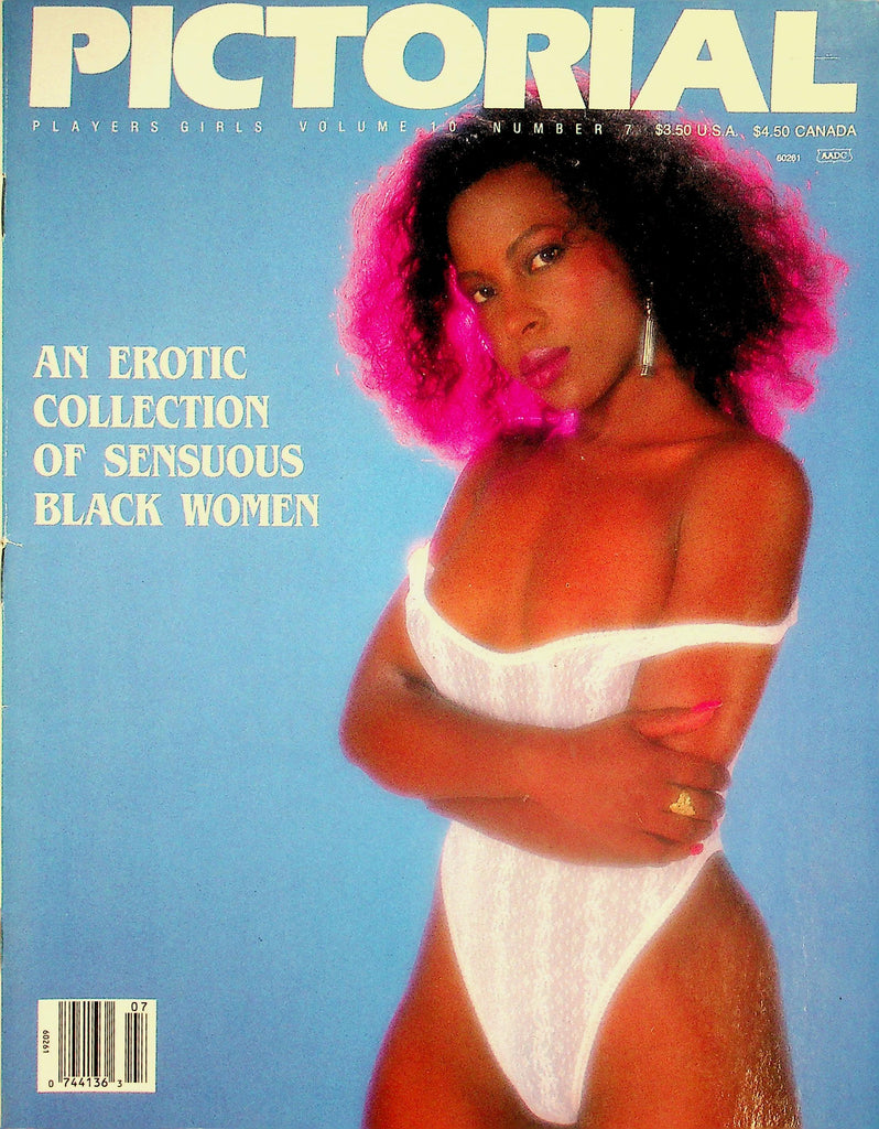 Pictorial Players Girls Magazine  Erotic Collection Of Sensuous Black Women : Stephanie, Kellya & More  vol.10 #7 February 1990  032226lmp