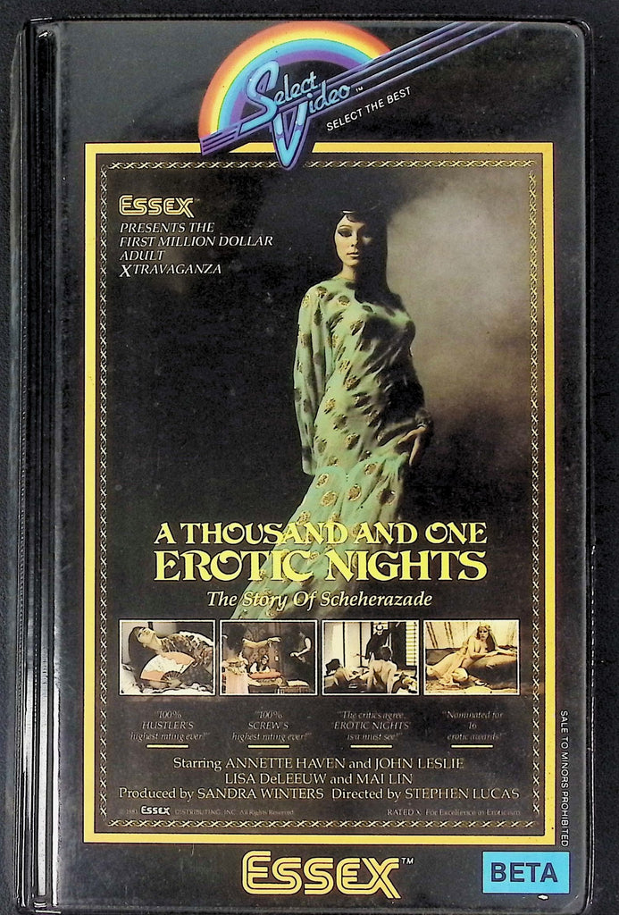 A Thousand and One Erotic Nights the story of Scheherazade ft. Annette Haven, Lisa Deleeuw, Mai Lin Adult VHS Essex Select Video 102225AKVHS