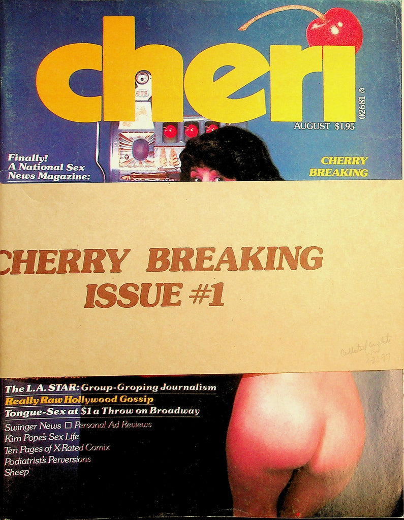 Cheri Magazine  Premier Issue!  Annie Sprinkle / Orgasm School  vol.1 #1  August 1976    060226lmp-GSC