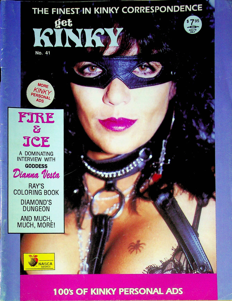 Get Kinky Magazine Fire & Ice Ft. Dianna Vesta No.41 1993 011724RP