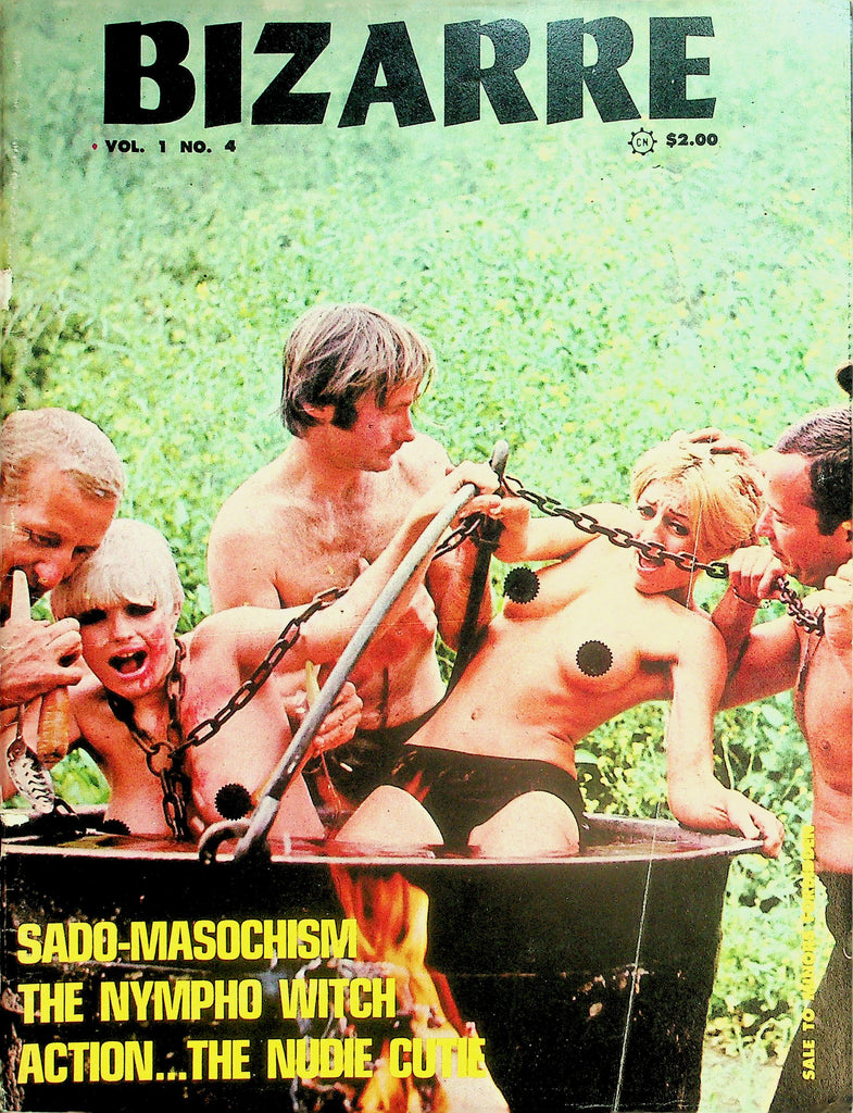 Bizarre Magazine Sado-Masochism / The Nympho Witch Action / The Nudie Cutie  vol.1 #4 1968     052026lmp-GSC
