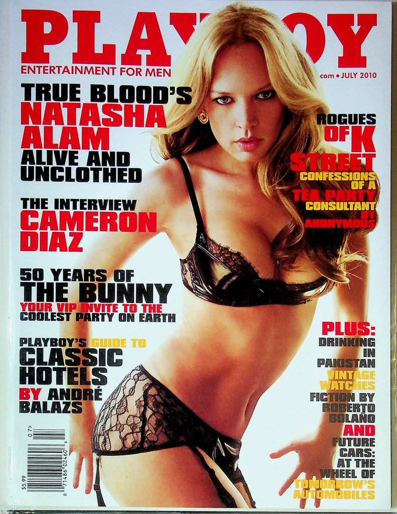 Playboy Men's Magazine Natasha Alam & Cameron Diaz July 2010 081424RP