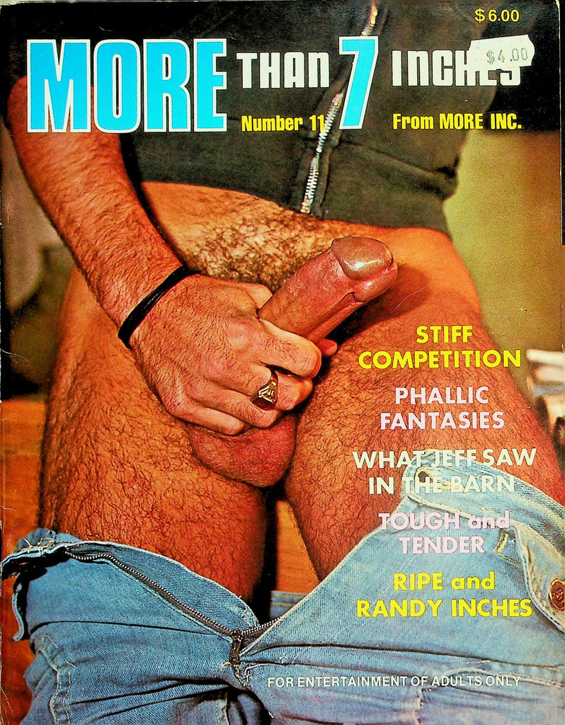 More Than 7 Inches Gay Magazine  Stiff Competion / Ripe And Randy Inches  #11  1970's    071326lmp-GSC
