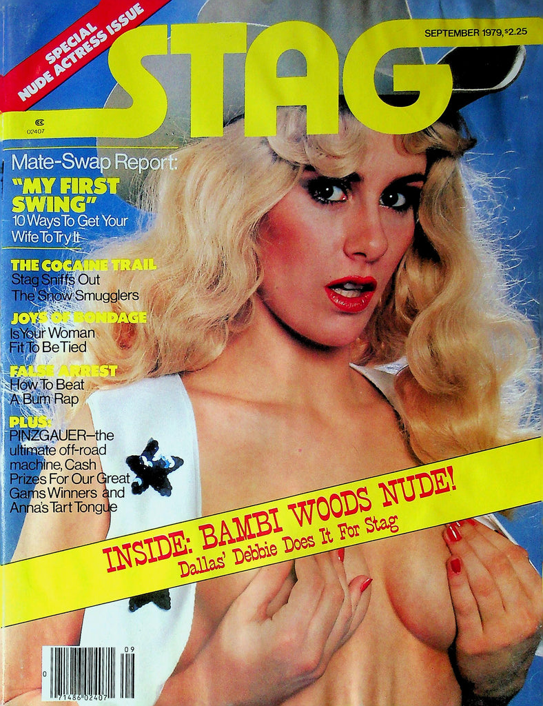 Stag Magazine Ft. Joys Of Bondage & Bambi Woods September 1979 042925RP2