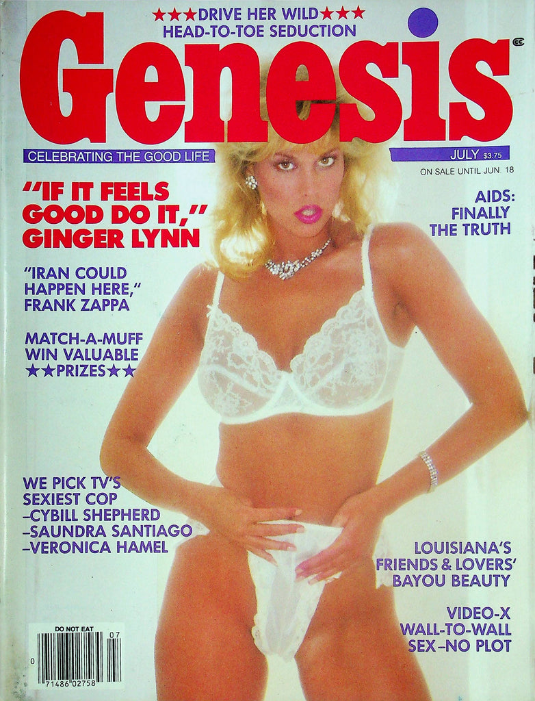 Genesis Men's Magazine Lois Ayres July 1986 062124RP