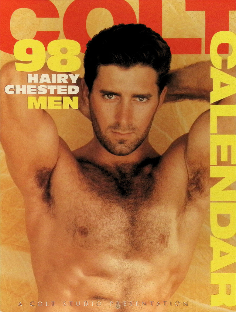 Colt Studio Hairy Chested Men 1998 Wall Calendar Gay Man BIG Hunky Buff Men 041326AMP2