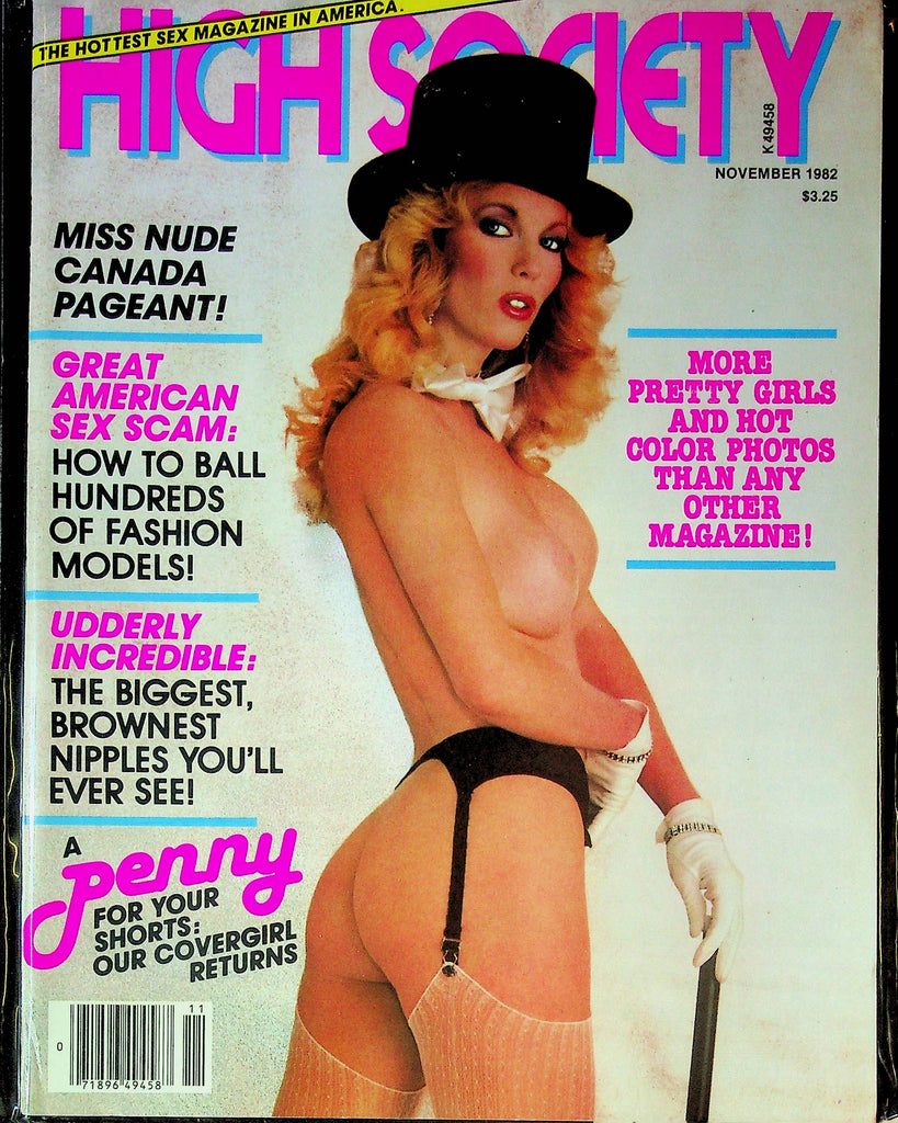 High Society Magazine Miss Nude Canada Pageant & Penny November 1982 1 –  Mr-Magazine