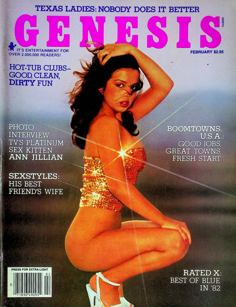 Genesis Magazine Ann Jillian February 1982 042324rp