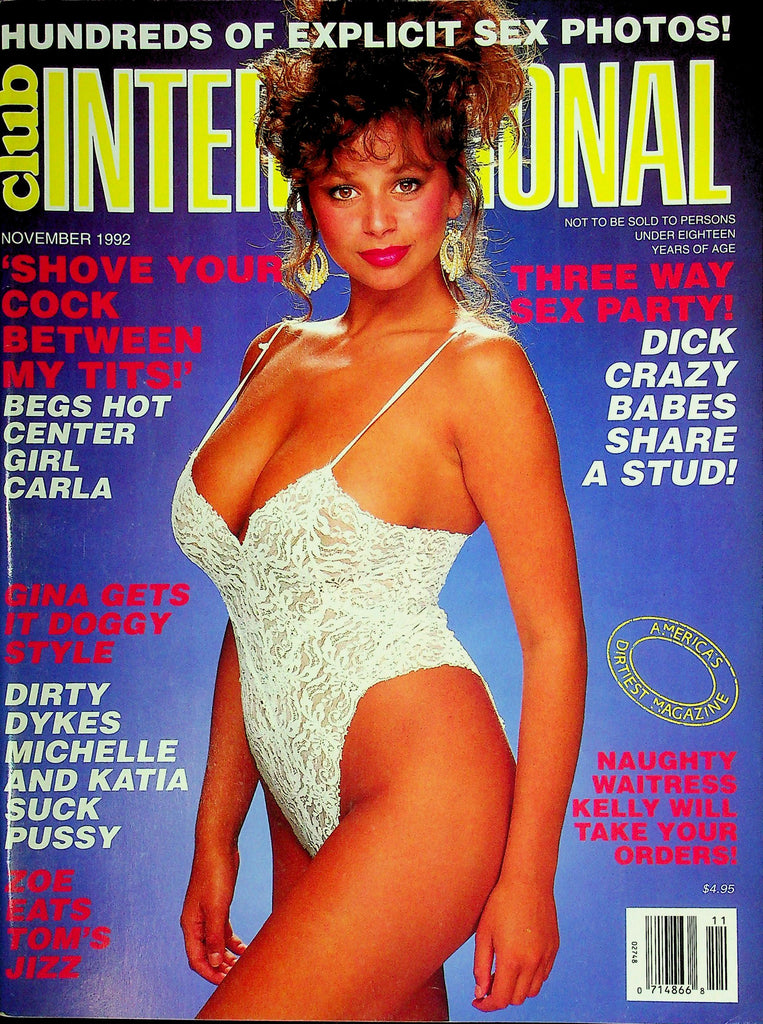 Club International Magazine Ft. Carla & Zoe November 1992 032125RP2