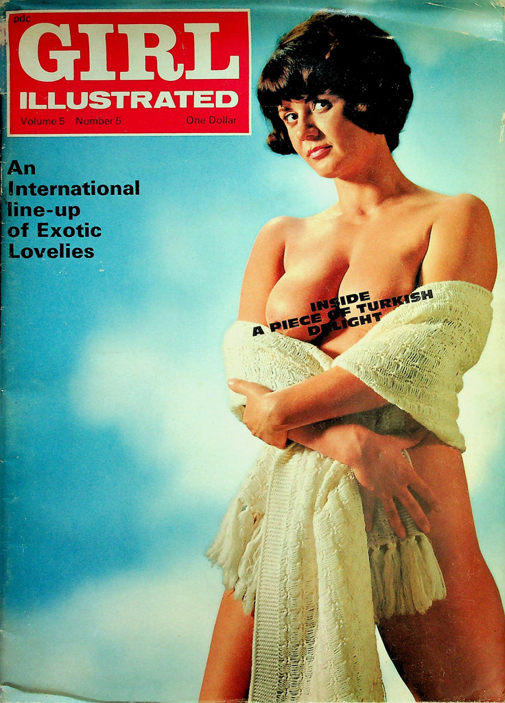 Girl Illustrated Magazine  An International Line-Up Of Exotic Lovelies - Cover: Turkish Delight Maria Bosta   vol.5 #5  1970's    060926AMP-