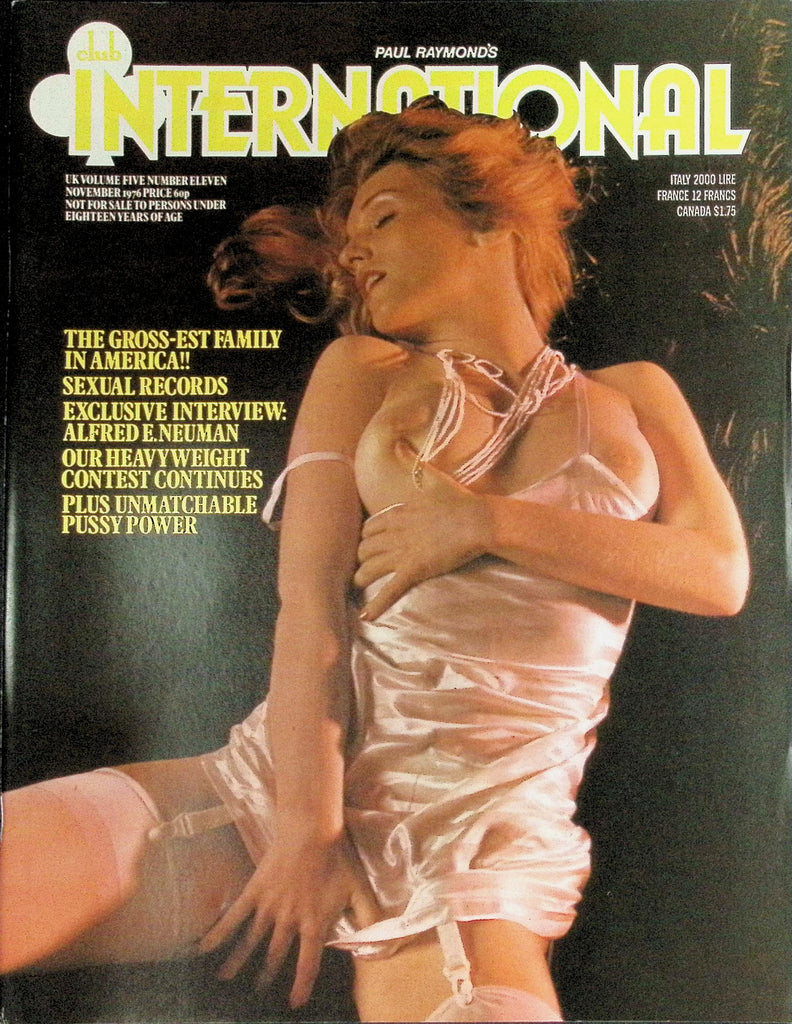 Club International by Paul Raymond Magazine Italy 2000 Unmatchable Pussy Power 091926LLP