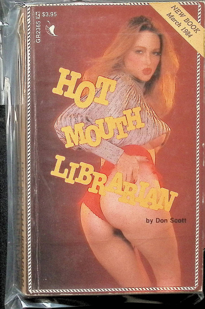 Hot Mouth Librarian by Don Scott March 1984 GR2365 Greenleaf Adult Paperback Novel-073124AMP2