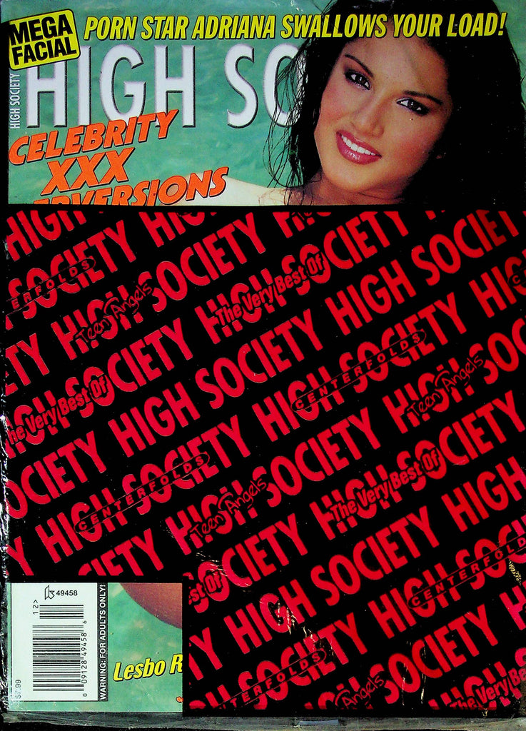 High Society Magazine Adriana December 2001 SEALED 122623RP