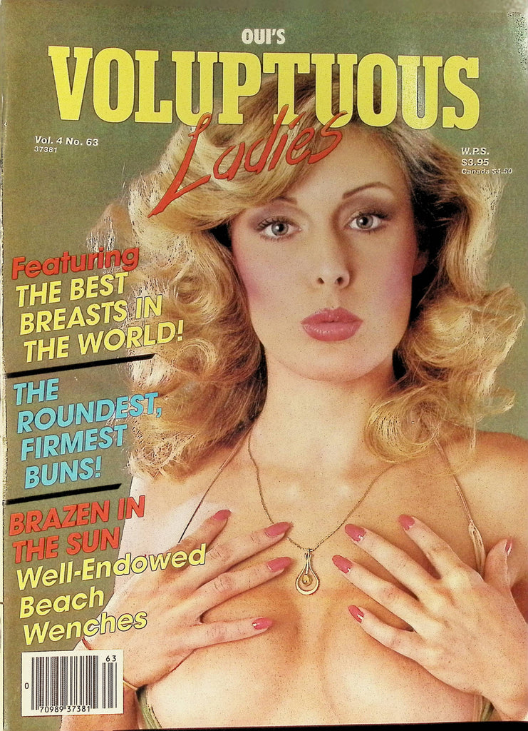 Oui's Voluptuous Ladies Vol 4 #63 1986 Belladonna Elana Vivienne 100225AMP