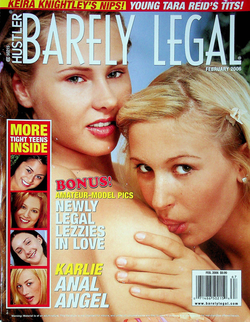 Hustler Barely Legal Magazine Karlie The Anal Angel & Keira Knightley February 2006 030424RP