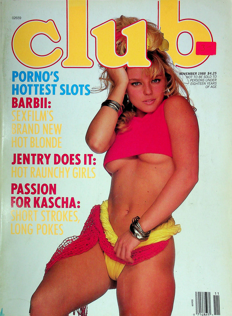 Club Magazine Ft. Barbii & Jentry November 1988 022125RP