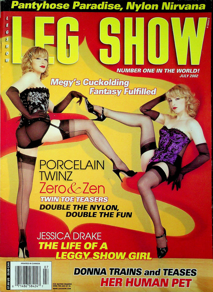 Leg Show Magazine Pantyhose Paradise Ft. Zero & Zen July 2002 021224RP