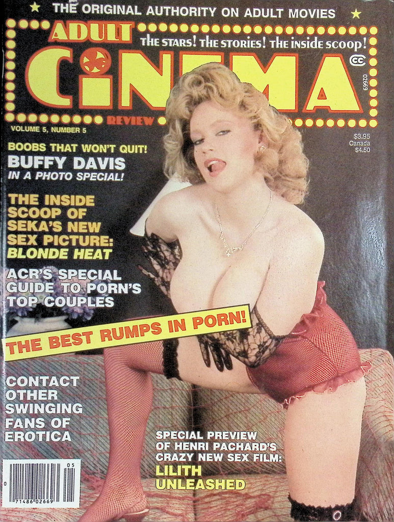Adult Cinema Magazine Vol 5 #5 1980s Buffy Davis  092626LLP