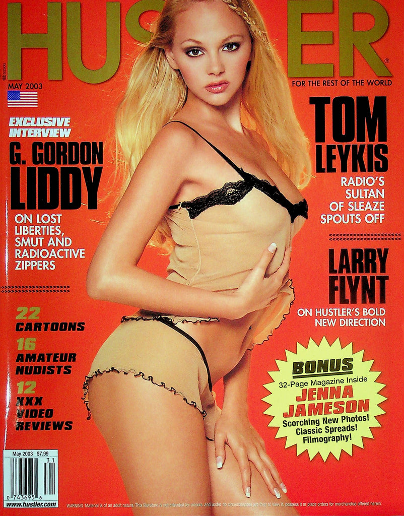 Hustler Magazine Tom Leykis & G. Gordon Liddy May 2003 073024RP