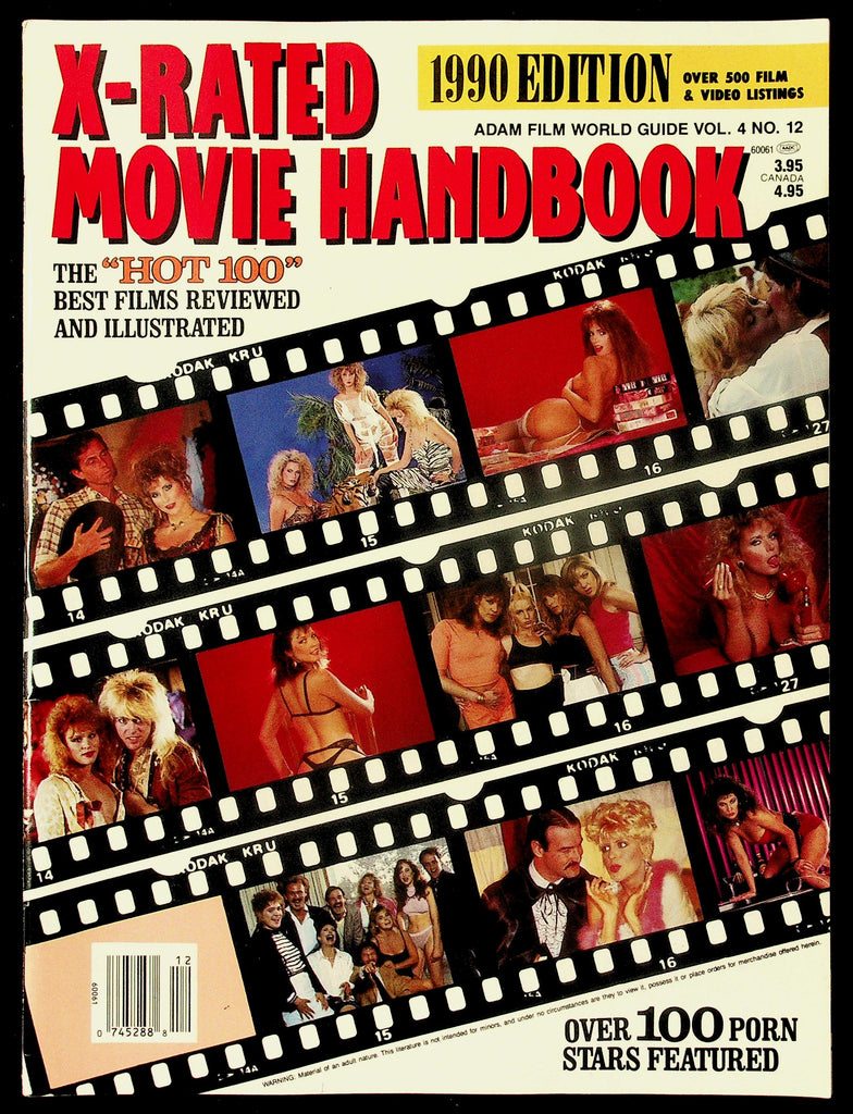 X-Rated Movie Handbook Adult Magazine V4, #2 1990 Hot 100 083126hrp2-38