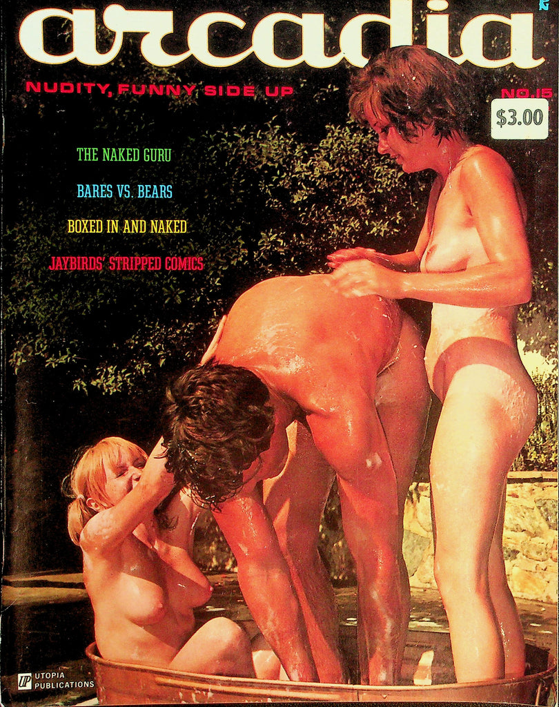Arcadia Nudist Magazine  The Naked Guru / Jaybirds' Stripped Comics #15 1968    081926lmp2-GSC