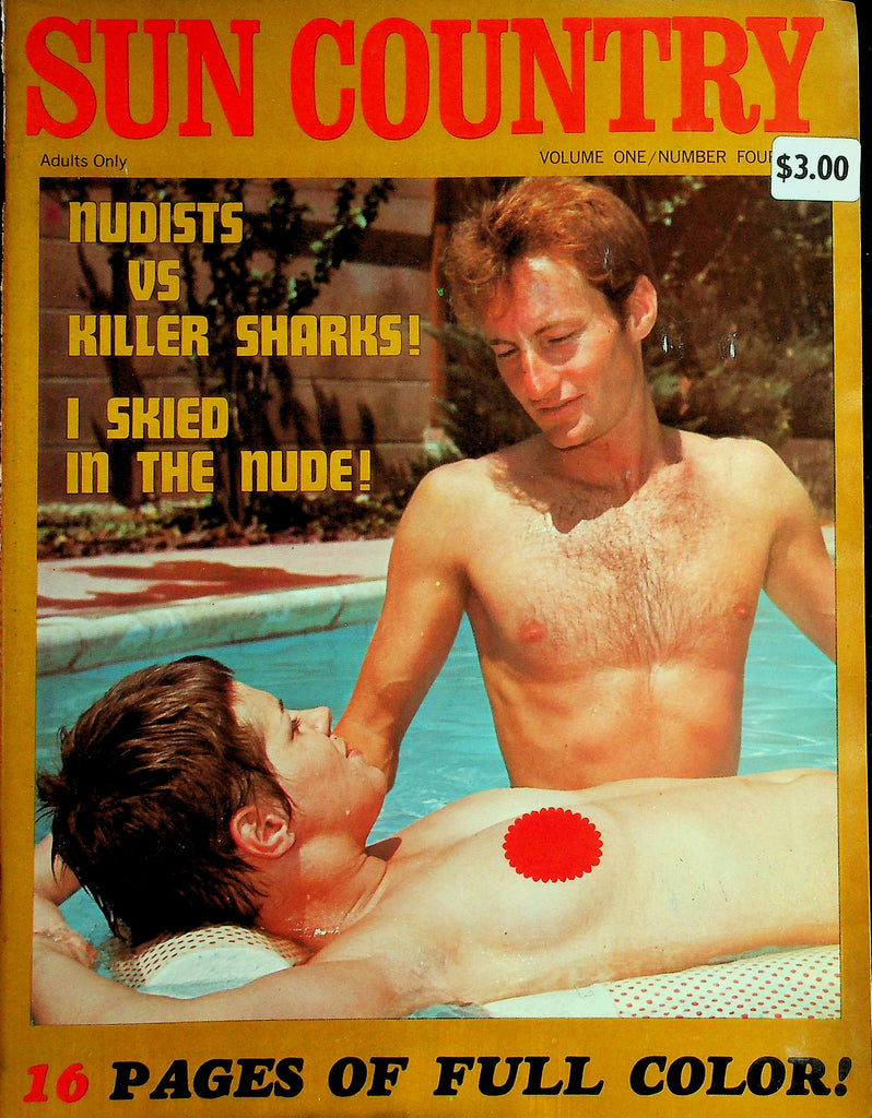 Sun Country Magazine  Nudist vs Killer Sharks / I Skied In The Nude!  vol.1 #4  1967  070226lmp-GSC