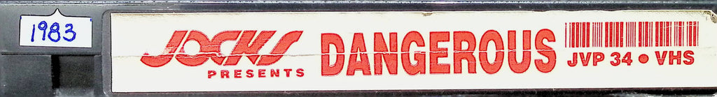 Dangerous 1983 JVP34  Jocks Gay Male VHS 100124AMPVHS