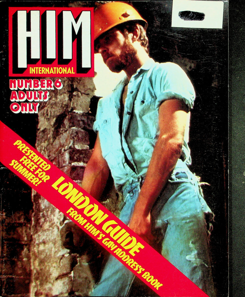 Him International Gay Magazine  Man's Image   w/ London Guide Gay Address Book   071426lmp-GSC