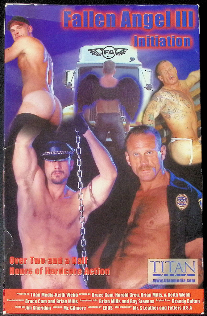 Fallen Angel III Initiation Titan Media Gay VHS 1999 101724JKVHS5
