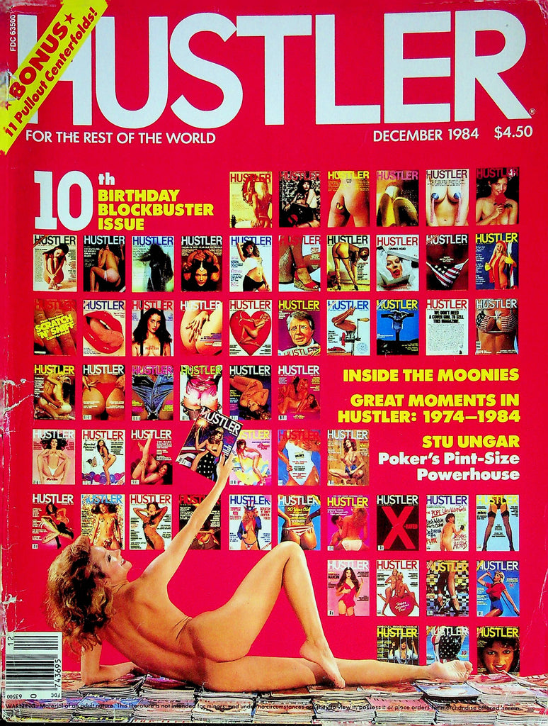 Hustler Magazine 10th Birthday Issue Stu Ungar December 1984 011724RP