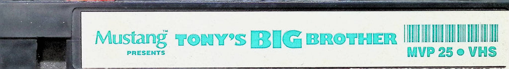 Tony's Big Brother MVP25  Mustang Gay Male VHS 100324AMPVHS