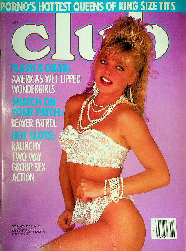 Club Magazine Dolores Deecup & Marilyn Chambers February 1989 022125RP