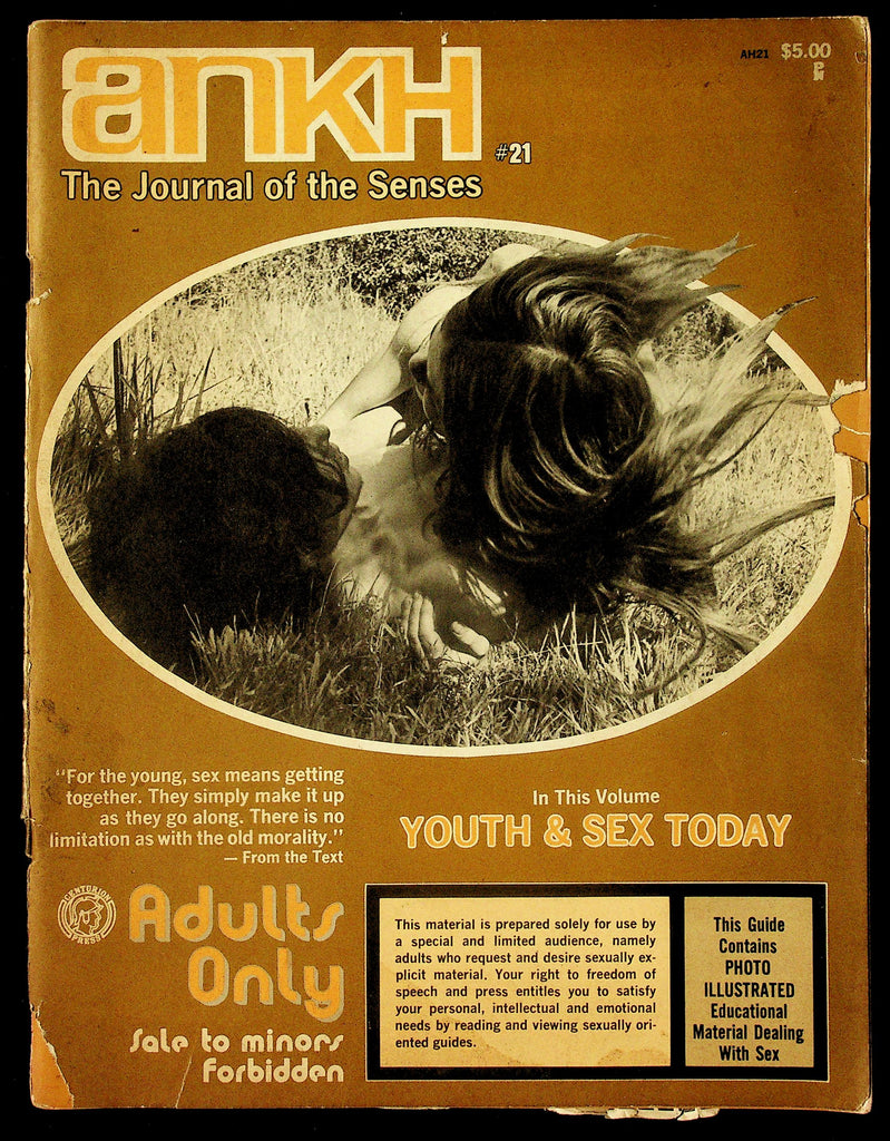 Ankh - The Journal Of The Senses Adult Magazine V6 #1 1972 Youth & Sex Today 091426HRP-44