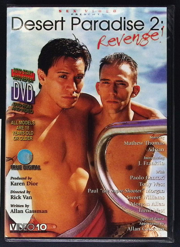 Desert Paradise 2: Revenge! Starring Mathew Thomas Adrian J Franklin Gay DVD Blue Jay Production Video 10 Distribution 080625ADVD