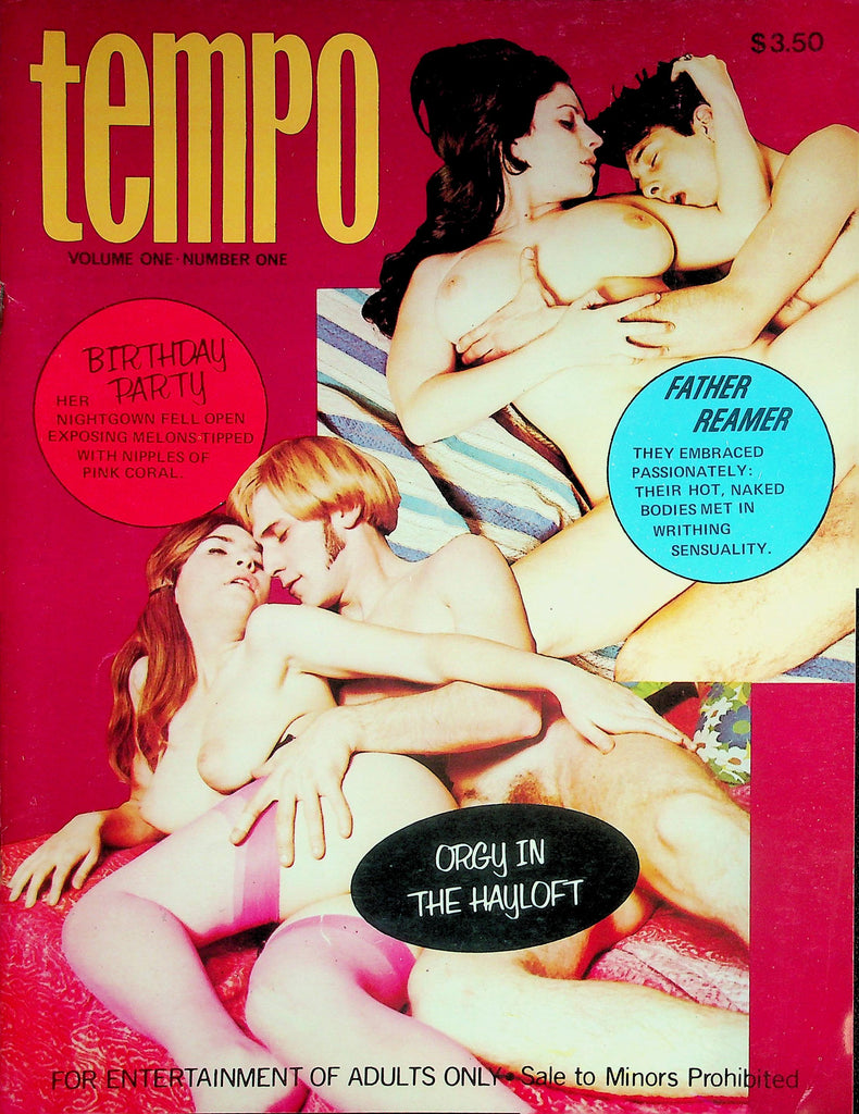 Tempo Magazine  Birthday Party / Orgy In The Hayloft  vol.1 #1  1970's   082126lmp-GSC