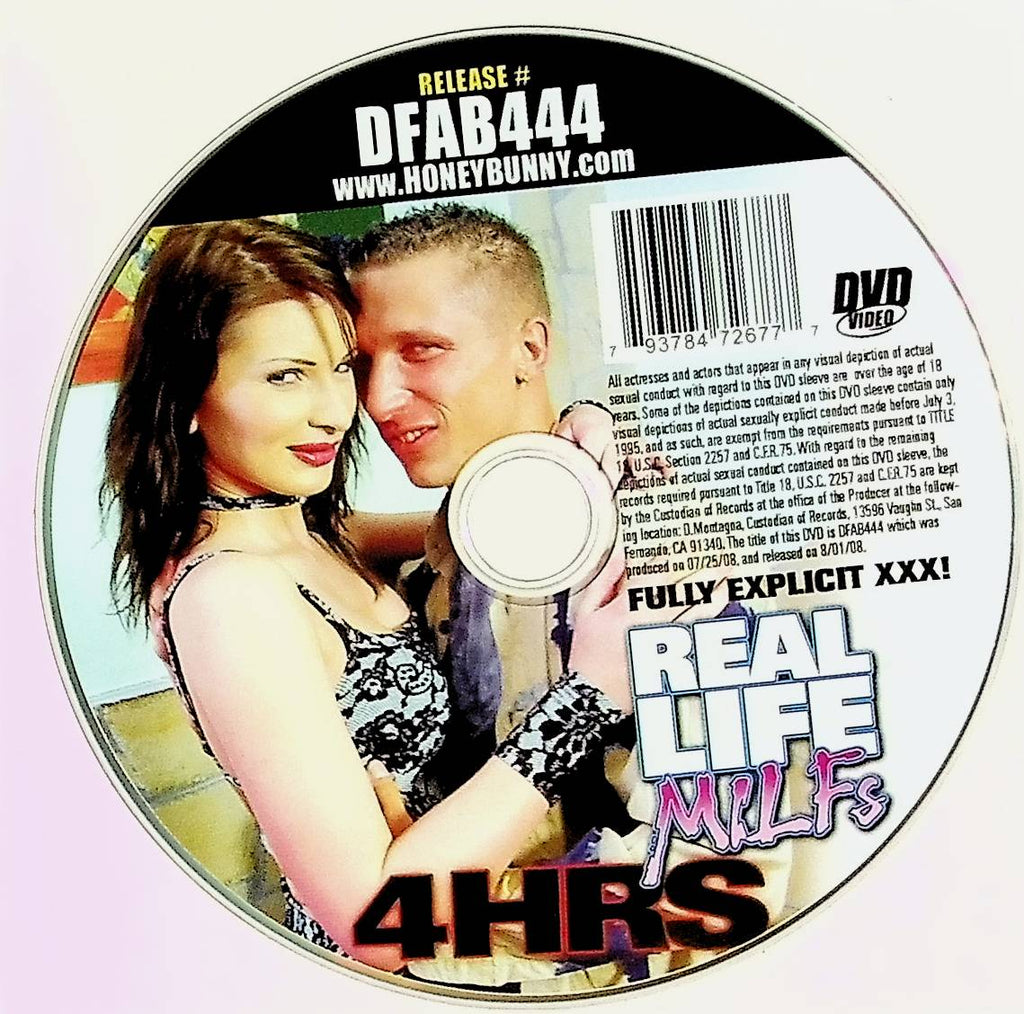 Real Life MILFs DVD 4hrs Honeybunny 2008 No Case Or Cover Art 051624tsdvdd81