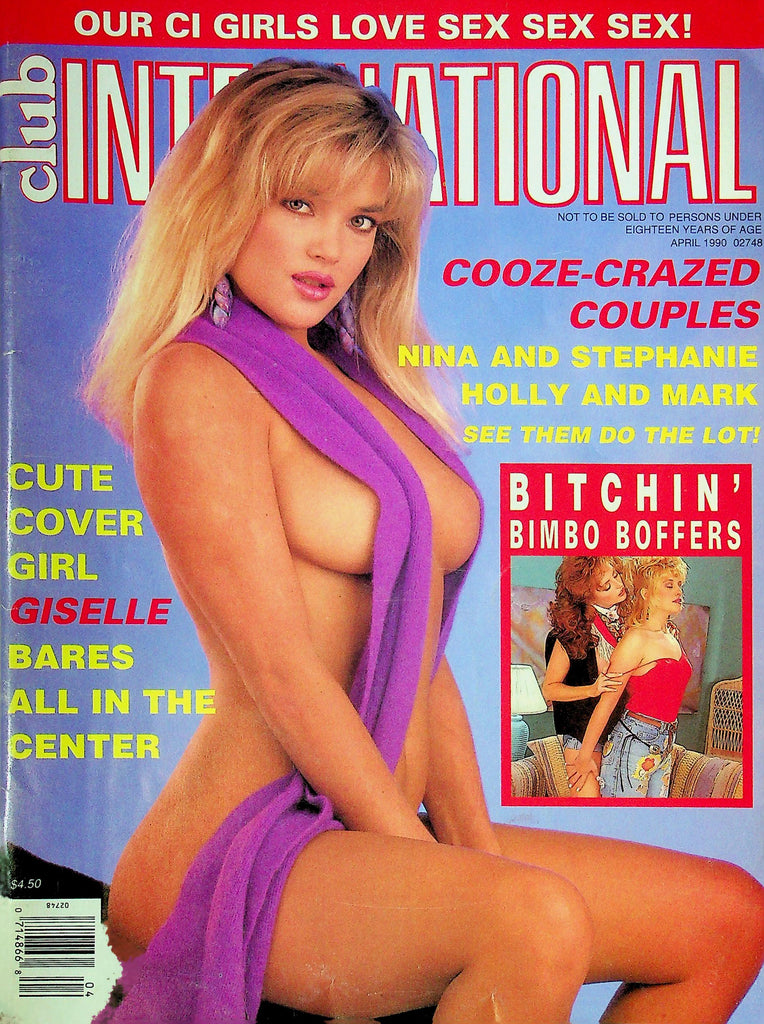 Club International Magazine Ft. Giselle & Stephanie April 1990 032125RP2