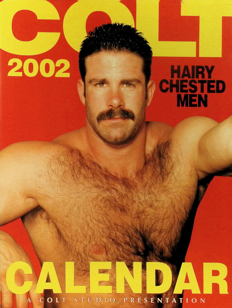 Colt Studio Hairy Chested Men 2002 Wall Calendar Gay Man BIG Hunky Buff Men 041326AMP2