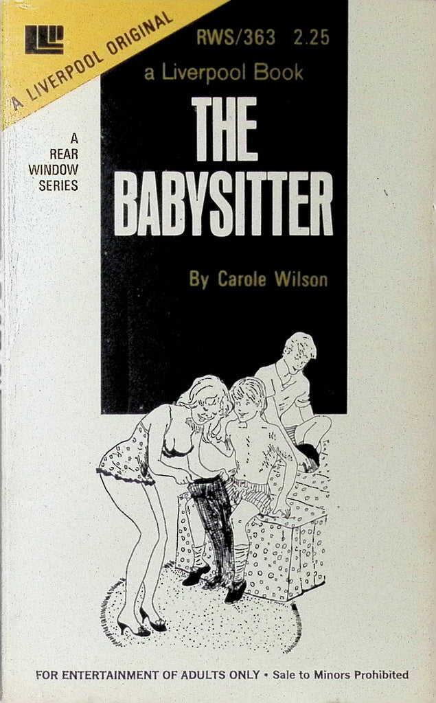The Babysitter by Carole Wilson Liverpool Book 1975 Adult Novel-042324AMP