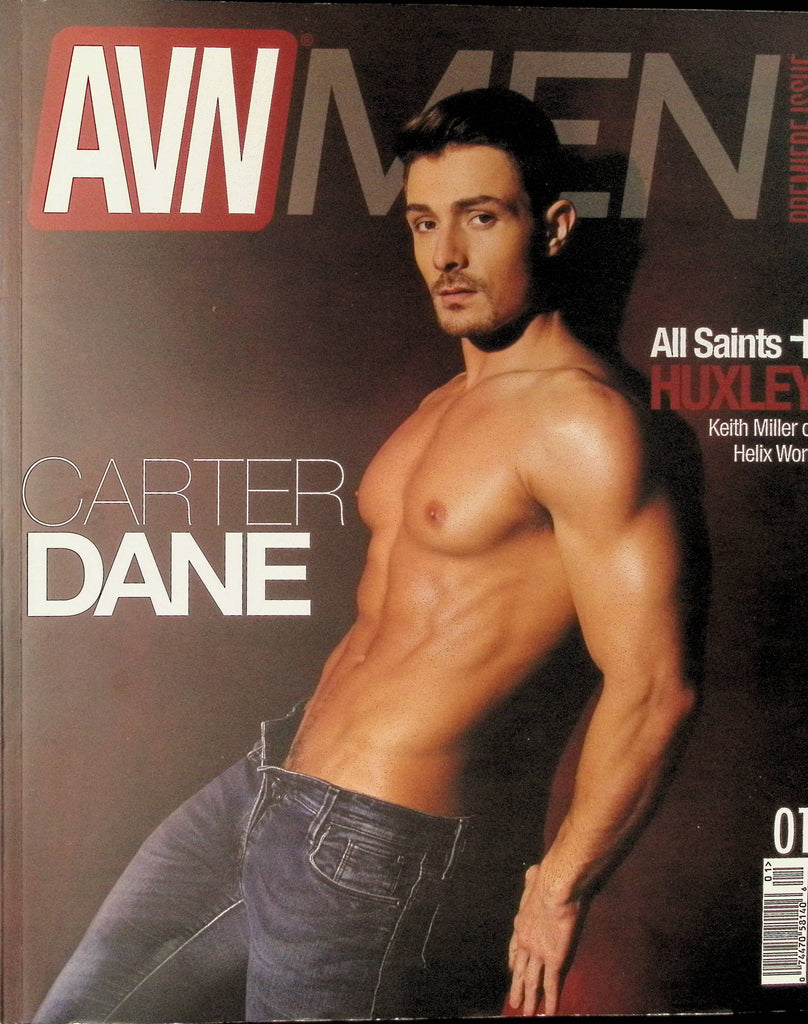 AVN MEN Premiere Issue Adult Video Network Magazine #1 2019 Carter Dane Keith Miller 102025AMP