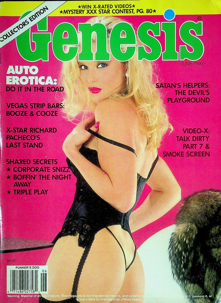 Genesis Men's Magazine Richard Pacheco's Last Stand June 1990 062124RP
