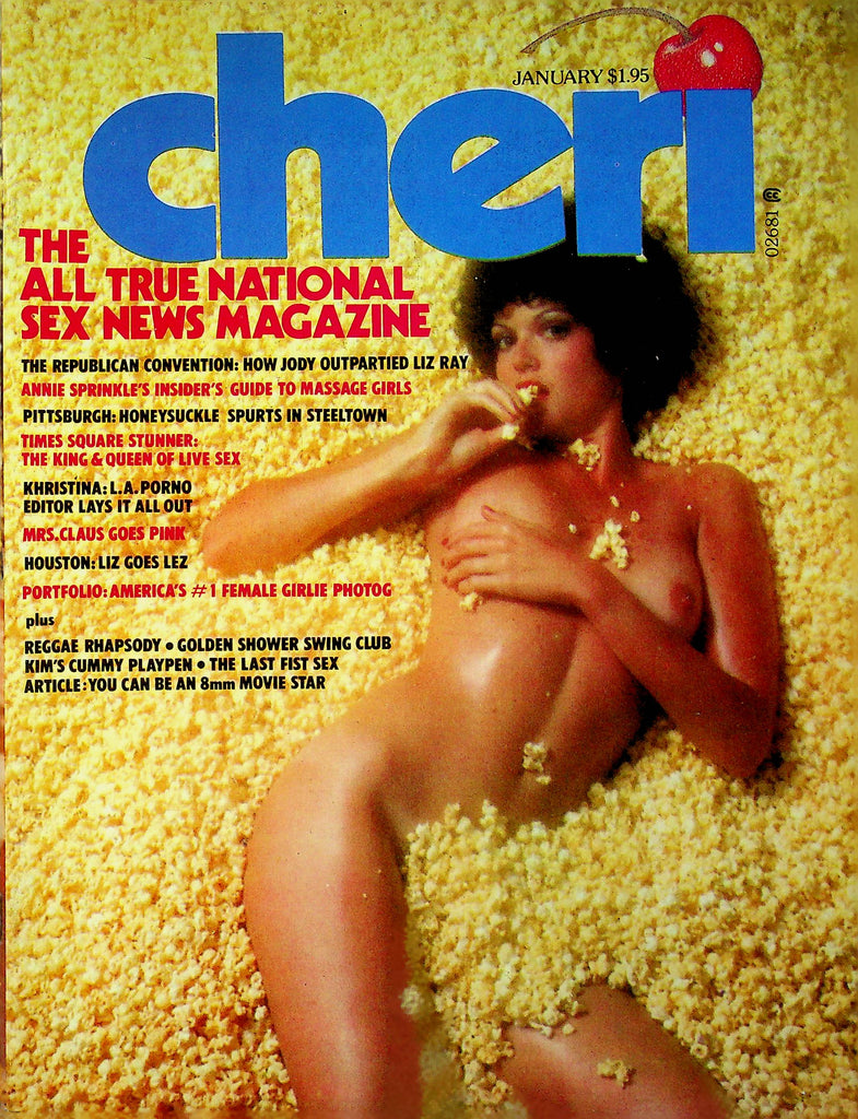 Cheri Magazine Annie Sprinkle's Guide To Massage Girls January 1977 072423RP