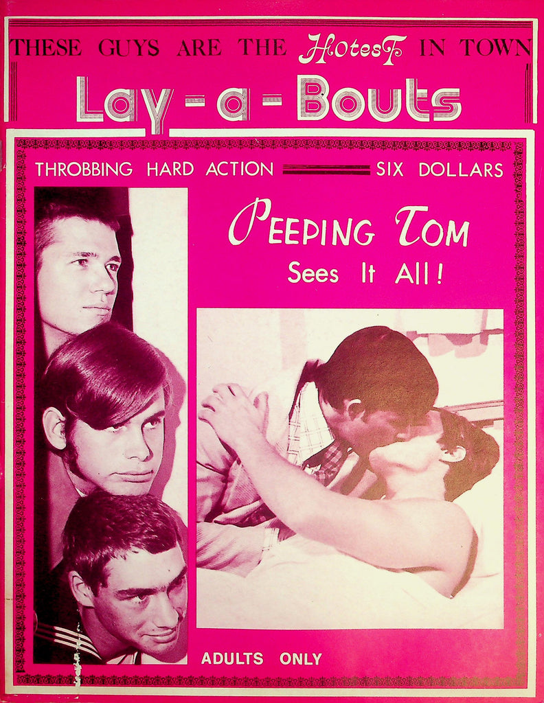 Lay-a-Bouts Gay Magazine  Hottest Guys In Town  1960's     071326lmp-GSC