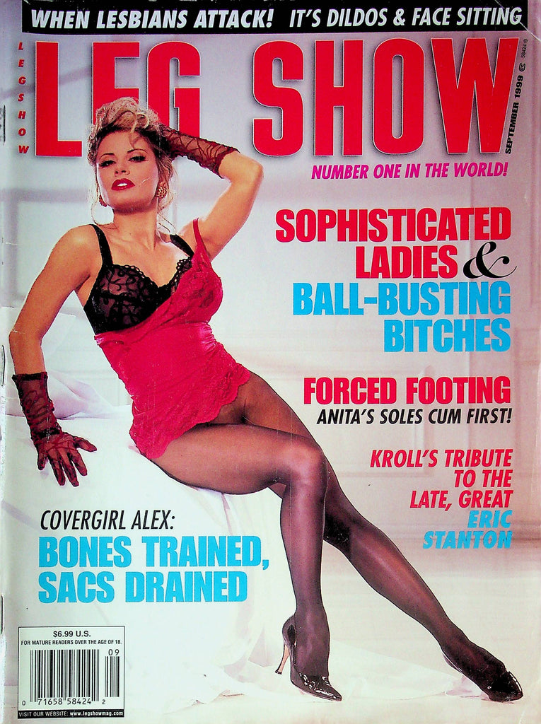Leg Show Magazine Sophisticated Ladies & Anita's Soles Cum First September 1999 020524RP