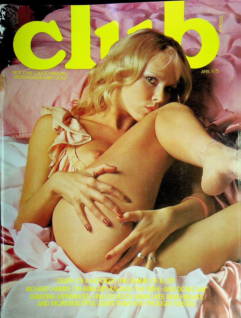Club Magazine Richard Harris & Death Of A Hooker April 1975 020325RP